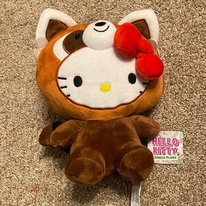 Hello Kitty Jungle Plush Red Panda